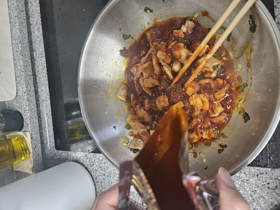 야매로 돼지 폭탄 마파두부 해먹기_3.jpg
