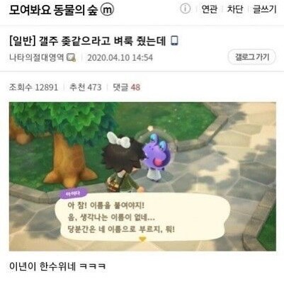 동숲의 빌런을 퇴치하는 갤주.jpg_1.jpg