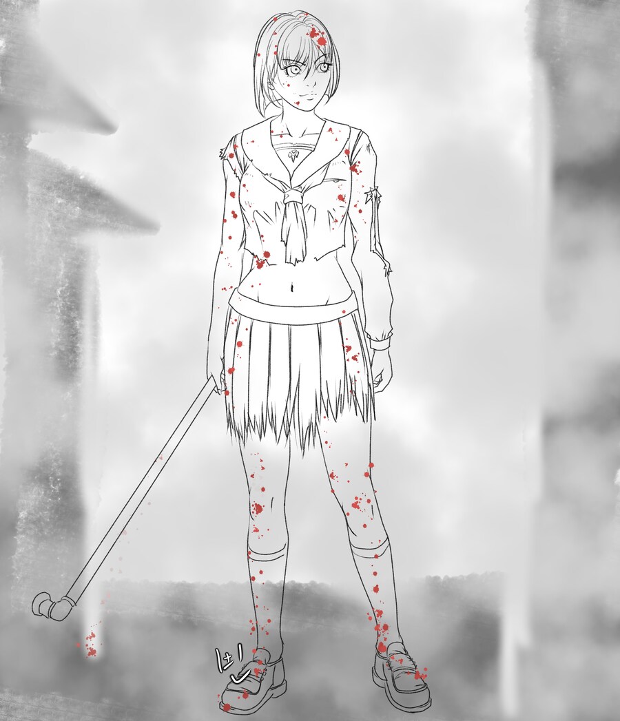 쉬는날 취미그림_사일런트힐f 시미즈 히나코_2.jpg