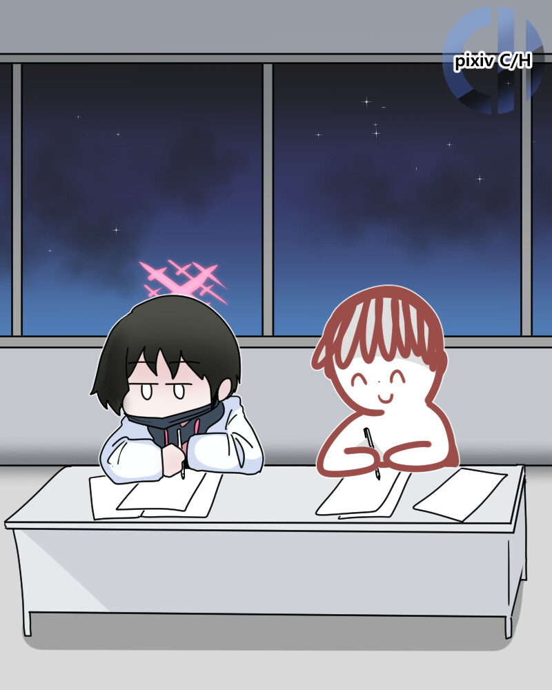 선생님에게 곰돌이 인형을 받은 미사키.manhwa_1.jpg