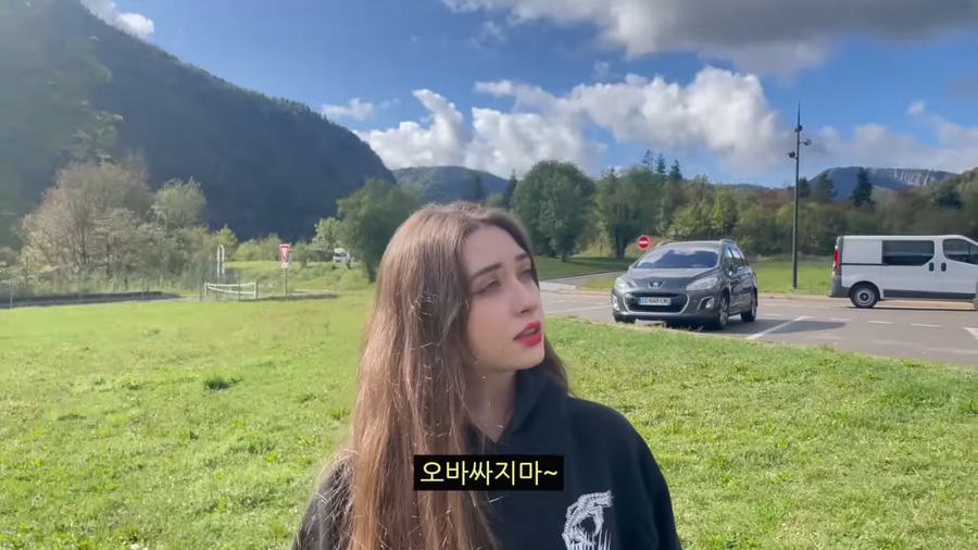 알프스 가는 길에 한국동요를 부르는 프랑스 아내_5.webp