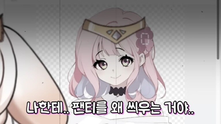 버튜버) 에르핀 왕관을 러끼에게 뒤집어 씌운 라디유.mp4_35.jpg
