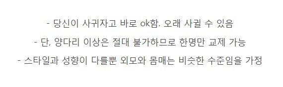 이 4명의 여자들 중 한명과 사귈 수 있다면?_2.png