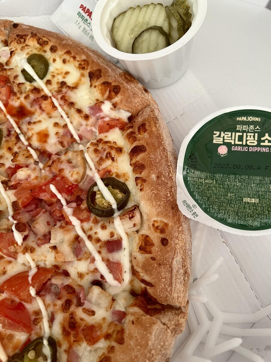 파파존스 피자 제일 좋아하는 이유