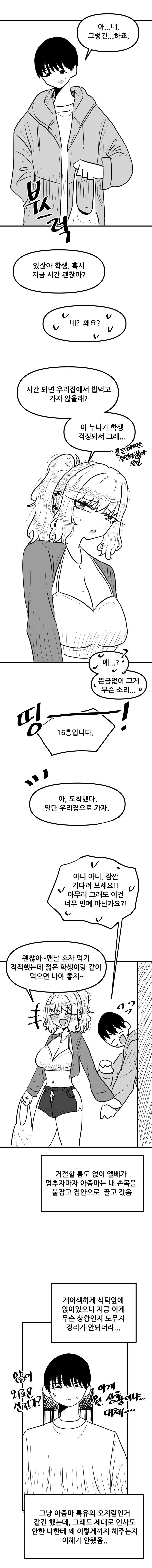갸루 아줌마한테 밥 얻어먹는.Manhwa_4.png