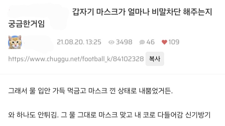코로나 시절 마스크를 쓰다가 의문점이 생긴 사람_1.png