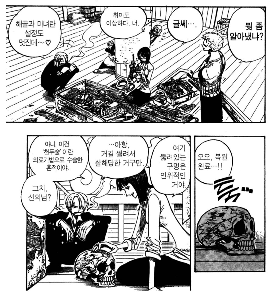 원피스) 로빈이 일당에 빨리 적응한 방법_6.png
