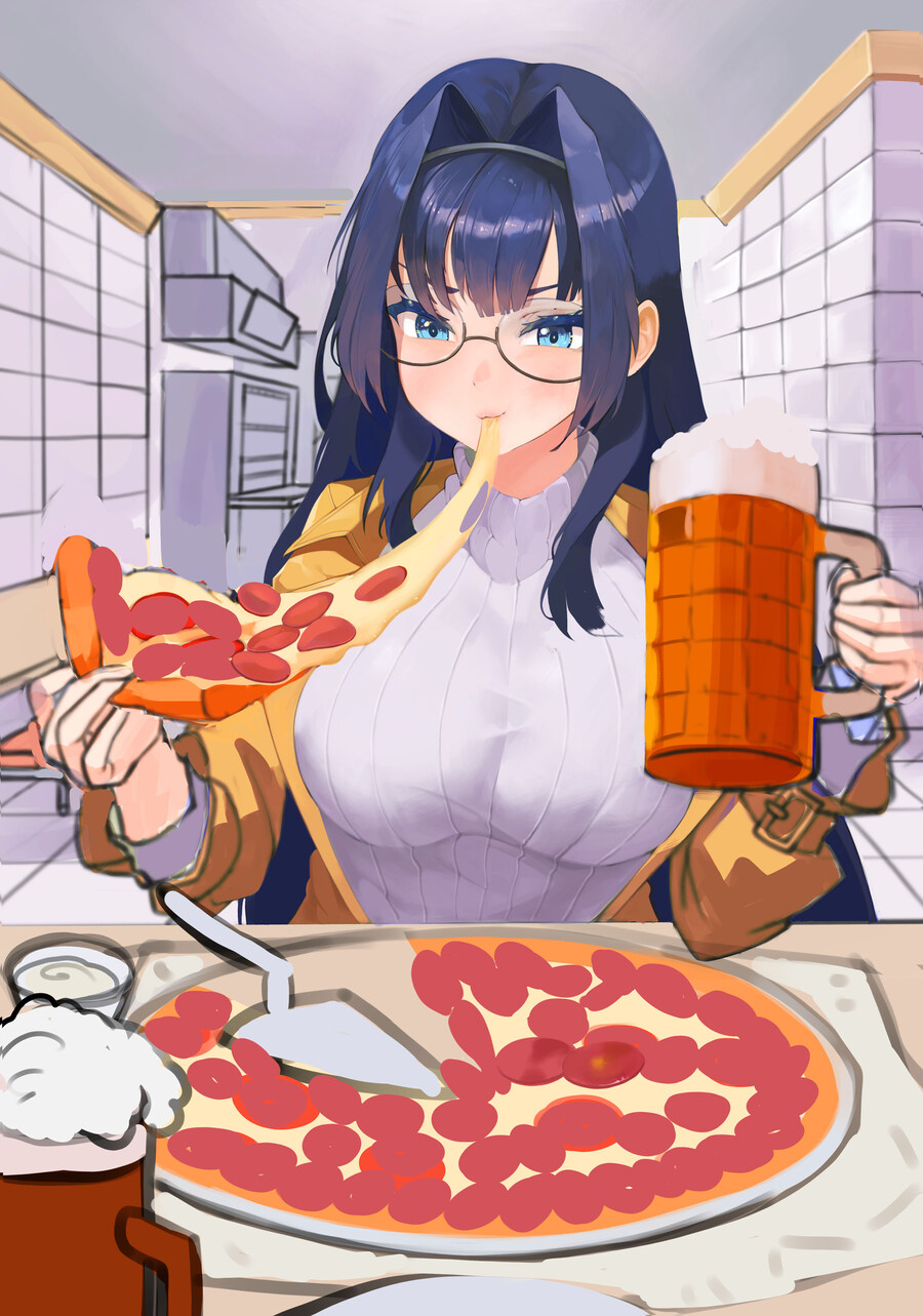 버튜버) 오로 크로니 그림 중간과정_1.jpg