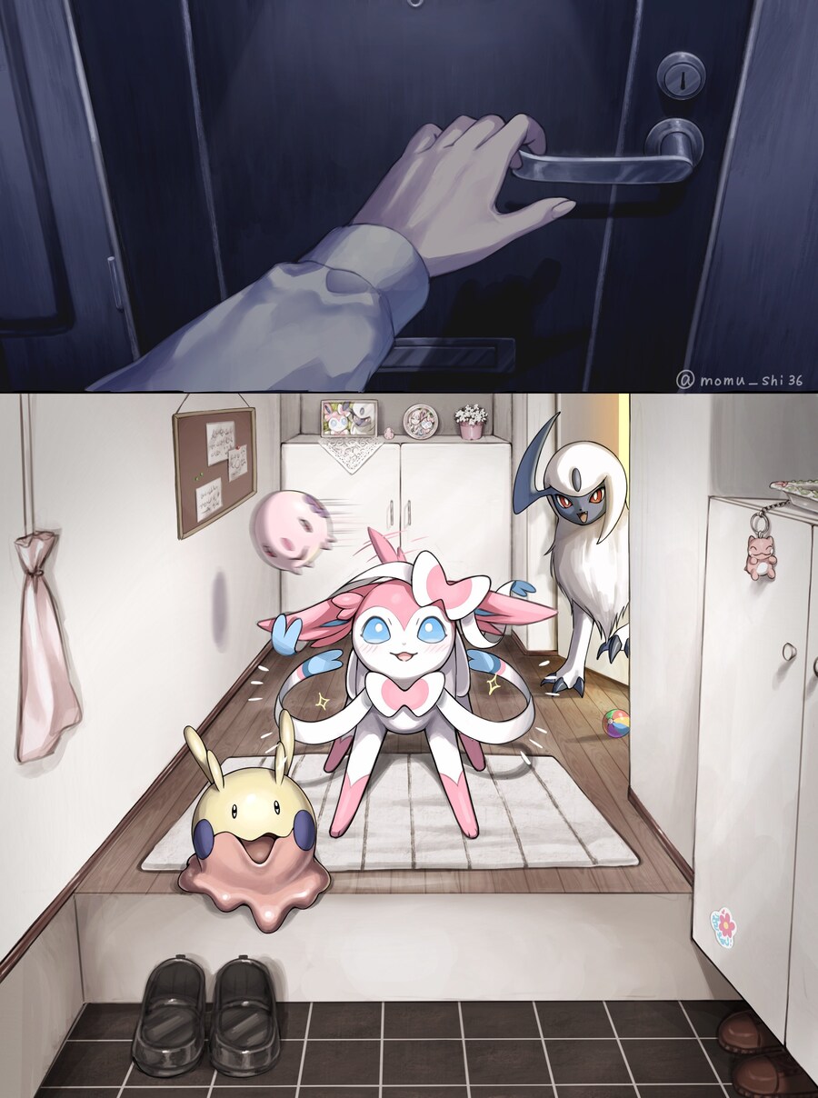 포켓몬) ??? : 주인님 어서 와!_1.jpg