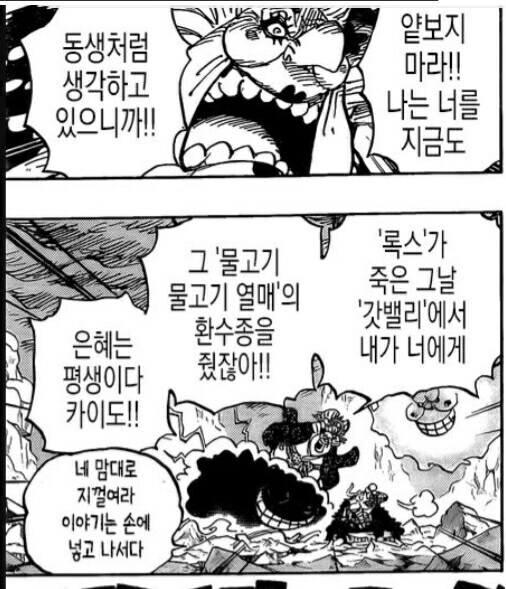 이 정도면 빅맘은 식탐앓이 빼면 성군인 모양이다.+카이도 막내시절 양아치질._1.jpg