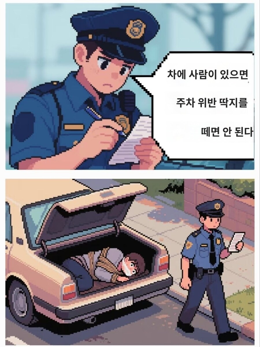 중국 경찰 블랙 유머_1.jpg