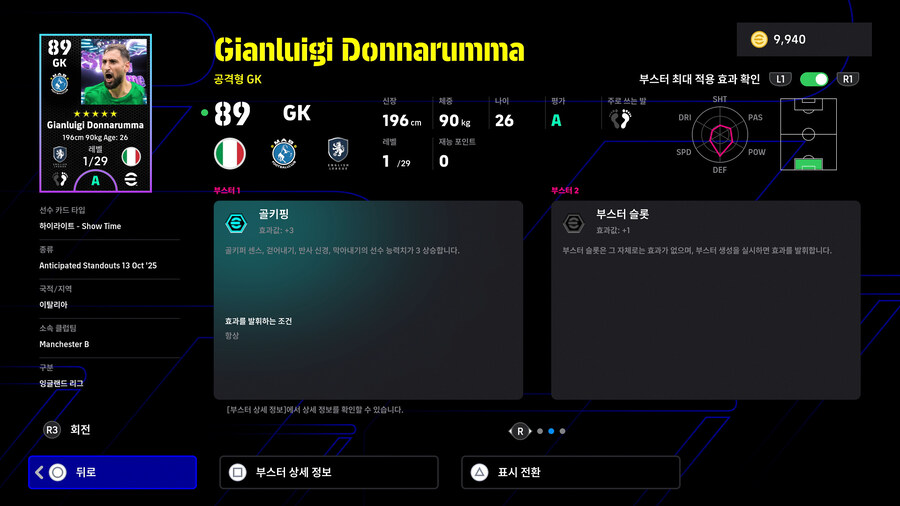 (뽑기) 25.10.13 - 쇼타임 : 돈나룸마, 이사크, 쿠냐_4.jpg