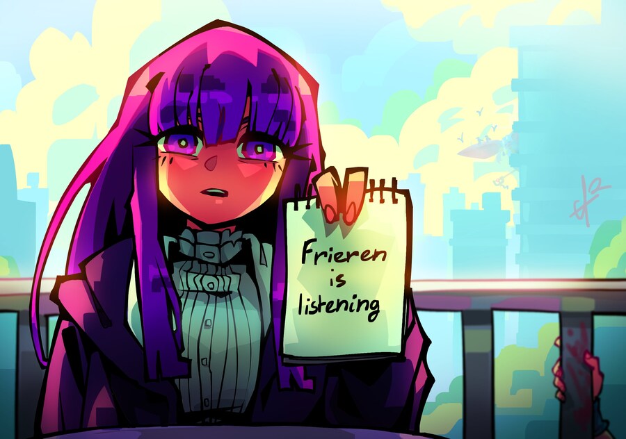 프리렌)필담을 하는 페른.jpg_1.jpg