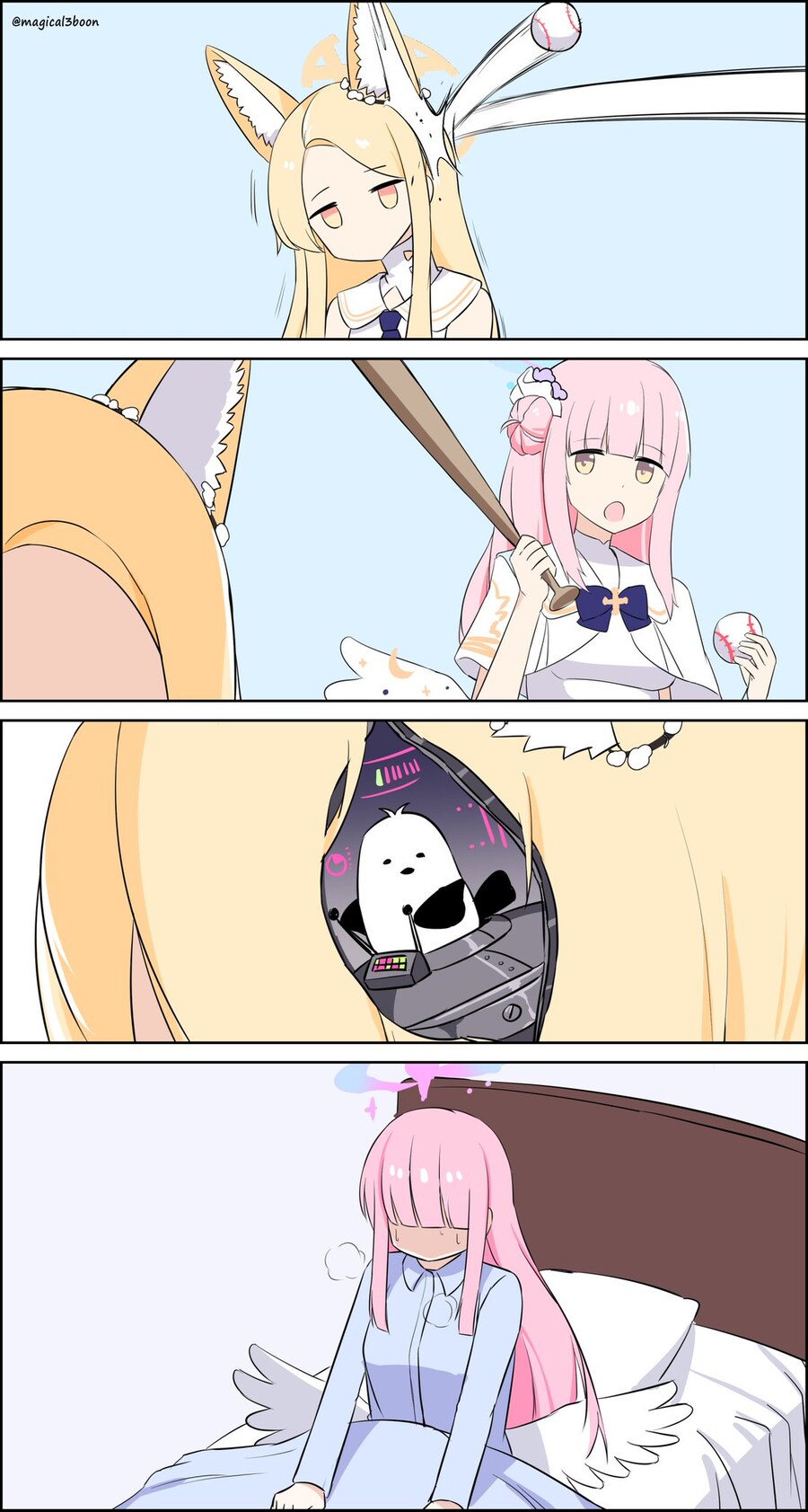 블루아카) 세이아의 대가리를 깨버린 미카.manga_1.jpg