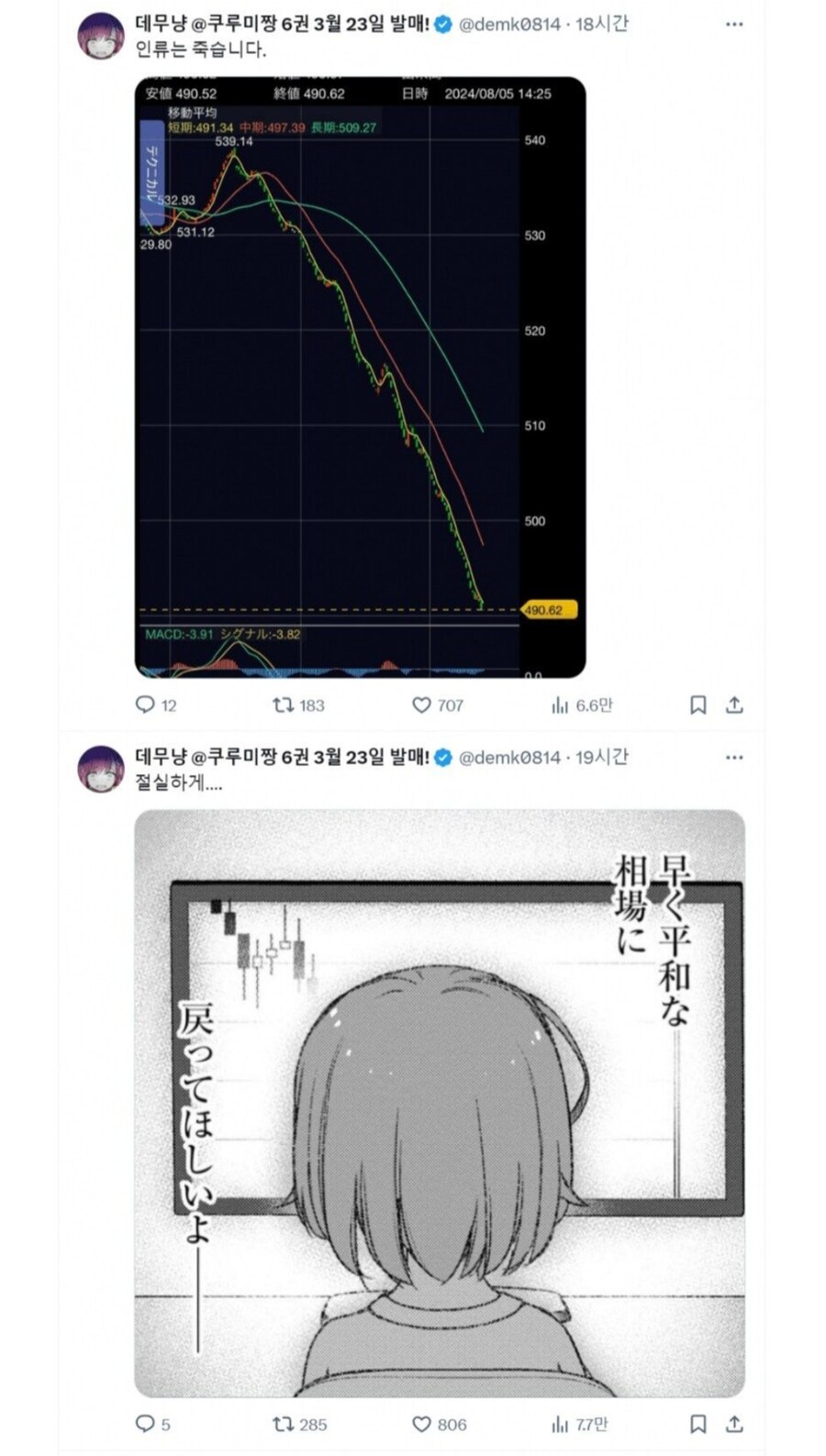 선물거래 할때 자리 비우면 안되는 이유.manwha_23.jpg