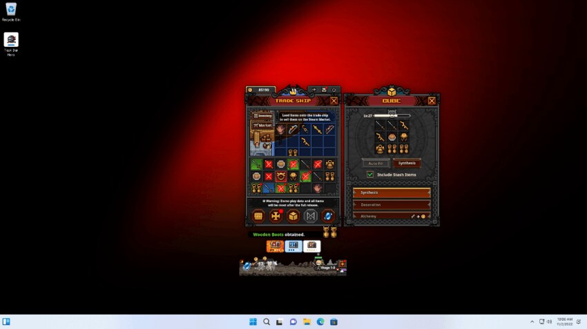 [인디게임] 작업표시줄에서 즐기는 초소형 RPG - 데모 출시_3.png