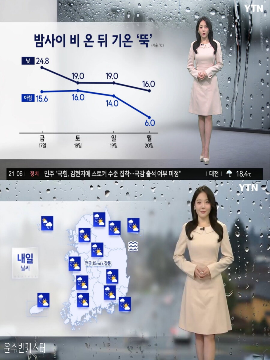 내일, 오전까지 비 이어져(찬바람, 비 그친후 기온급락)_8.jpg