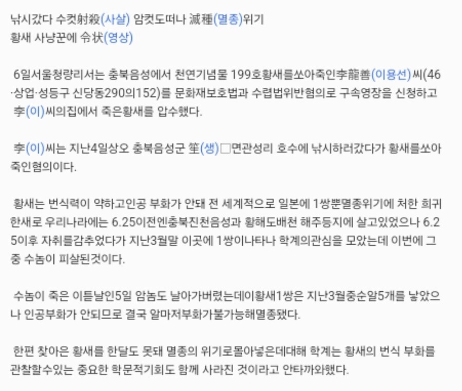 한국에서 황새(동양황새)가 자연에서 멸종한 순간_1.png
