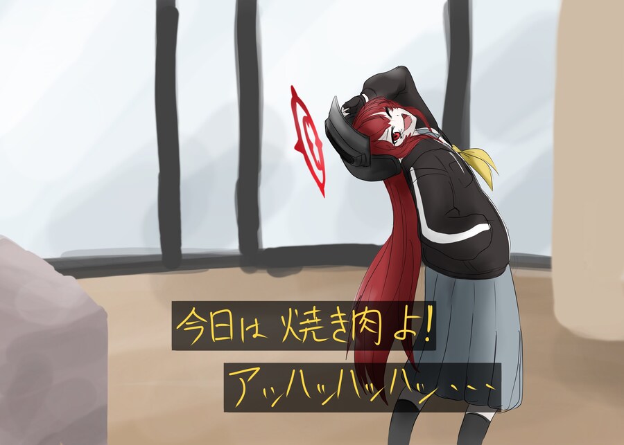 블루아카)요루하 야키니쿠쇼!_1.jpg