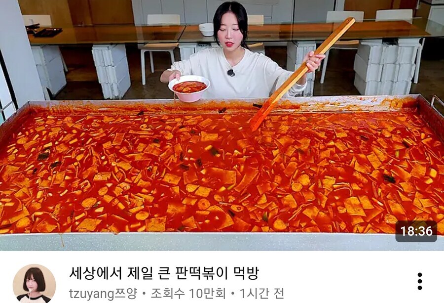 한 접시만 먹는 먹방 유튜버_1.jpg