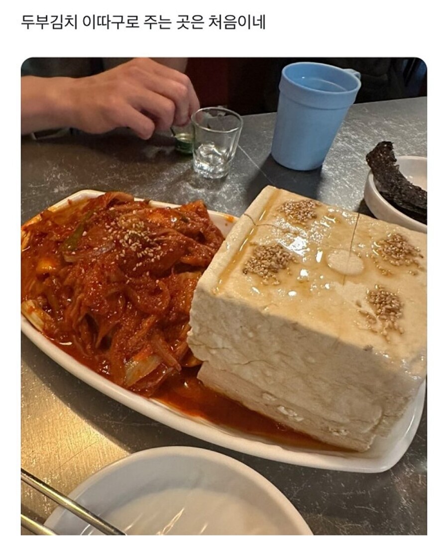 두부김치 이따구로 주는곳은 처음이네...jpg_1.jpg