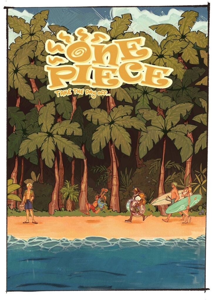 원피스) 바캉스 나온 밀짚모자 일당 특)_1.jpg