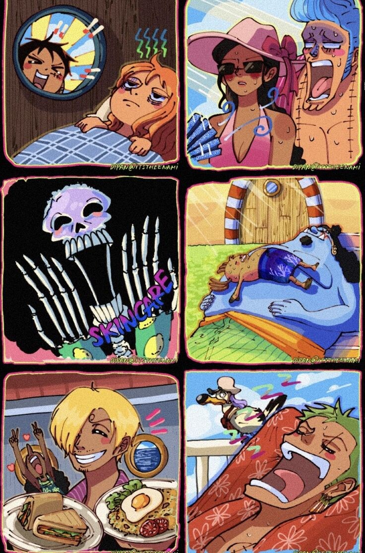 원피스) 바캉스 나온 밀짚모자 일당 특)_2.jpg