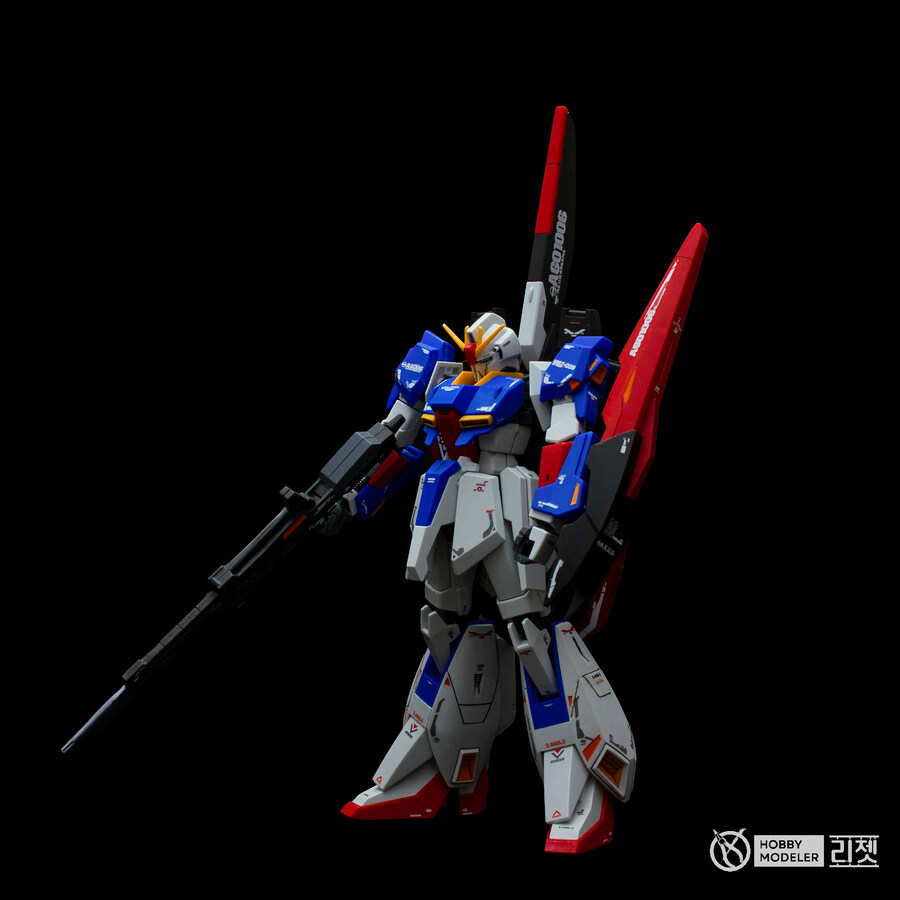 HGUC 제타건담 아크릴부분도색/습식데칼/무광마감으로 완성하였습니다._17.jpg
