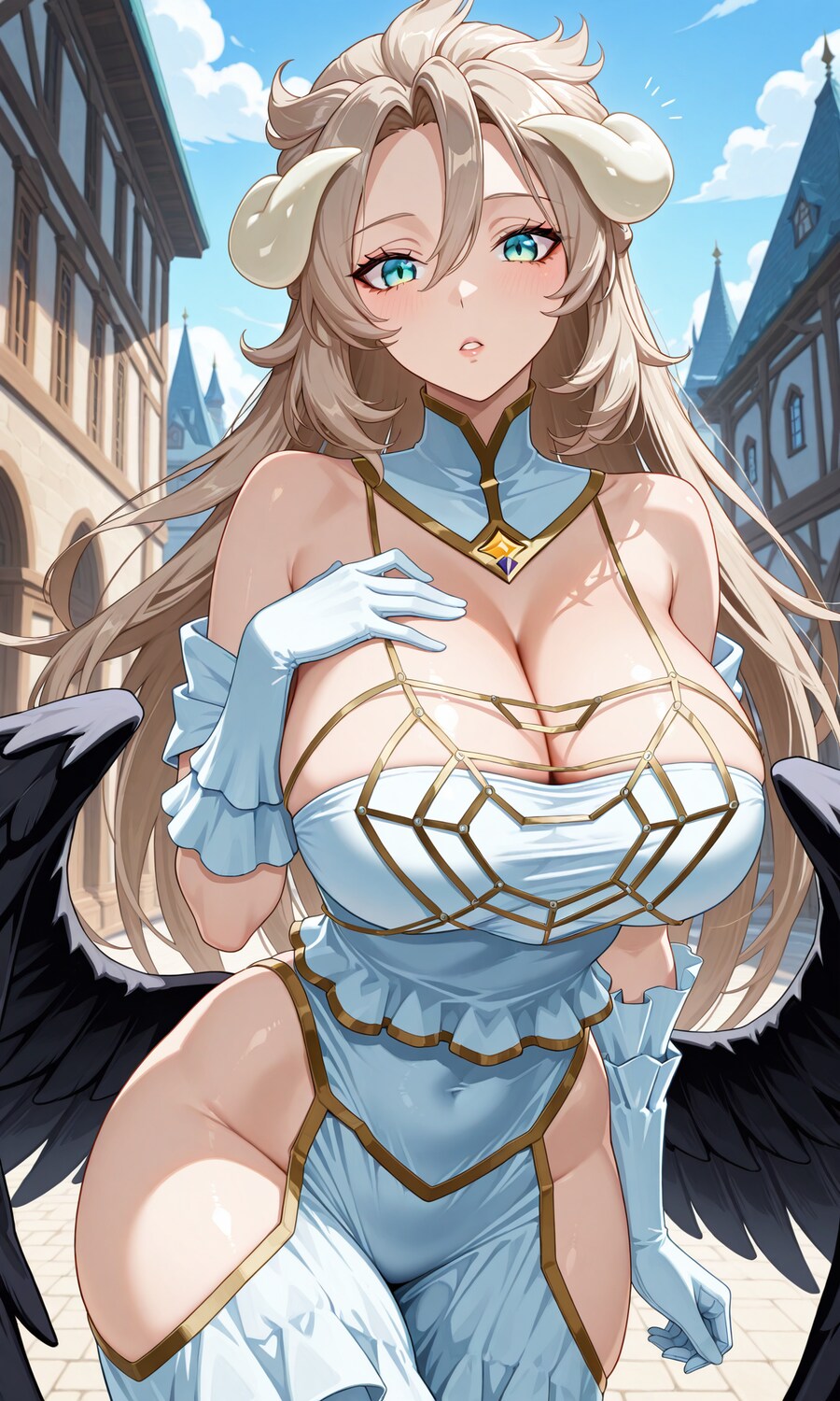 AI) 원신의 알베도와 오버로드의 알베도의 퓨전?_1.png