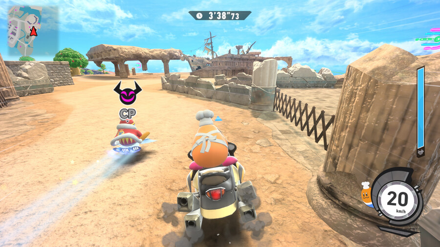 커비의 에어 라이더, 사쿠라이 마사히로의 머신 거스트 코스 해설영상 및 스크린샷_8.jpg