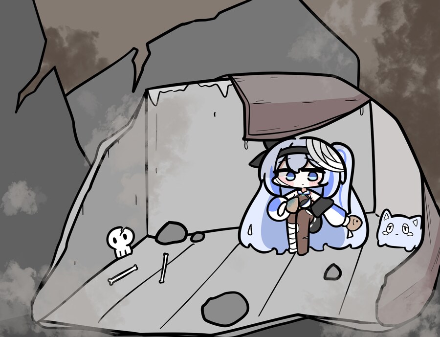 미루 이모가 루켓단과 붕어빵 먹는 짤!_1.png