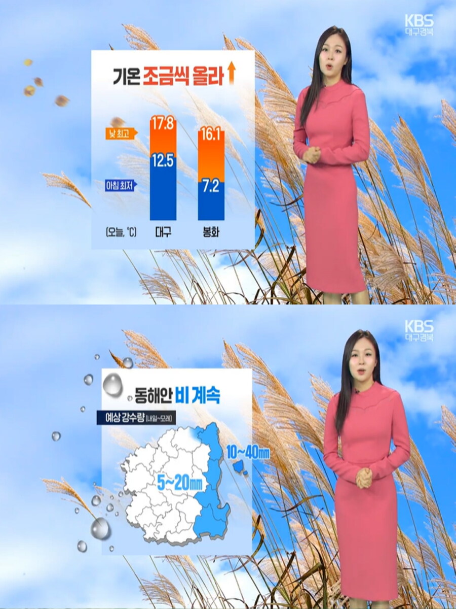 내일, 예년 늦가을 날씨 회복(아침 기온 상승, 자외선 보통, 식중독 주의)_19.jpg