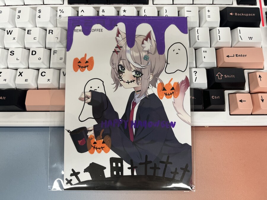 할로윈 한정 데빌냐 엽서_1.jpg