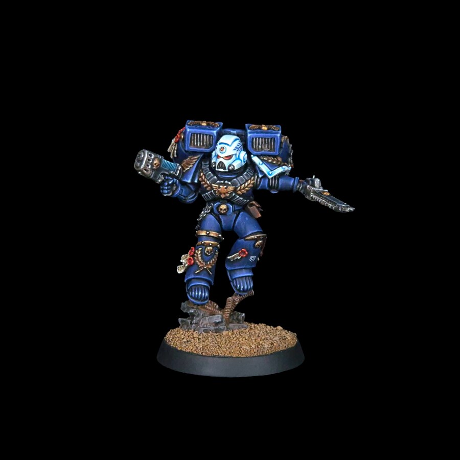 워해머40K] 구판 주석 '뱅가드 베테랑' 도색 완성_11.jpg