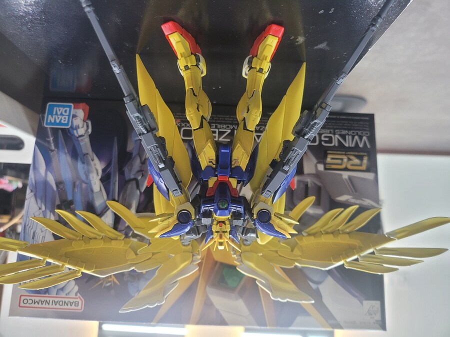 (초보도색) RG 윙건담 제로 커스텀(EW) 금빛 날개를 꿈꾸었습니다만..._8.jpg