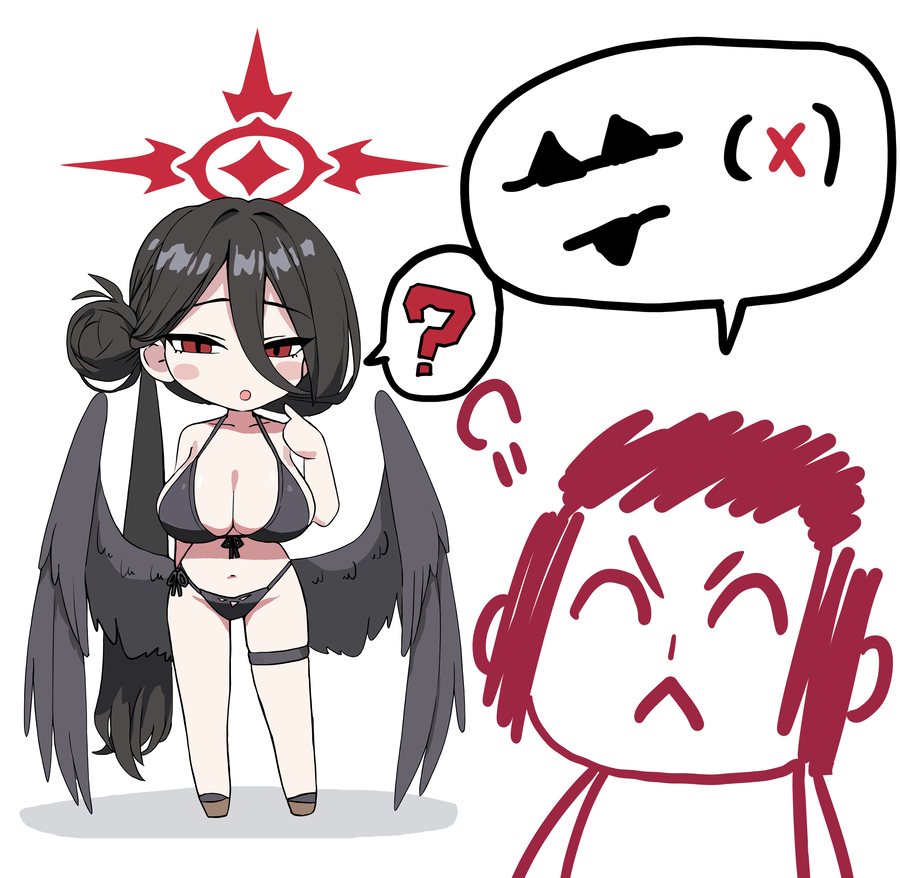 블루아카, 후방) 하스미 젖소비키니?!_1.webp