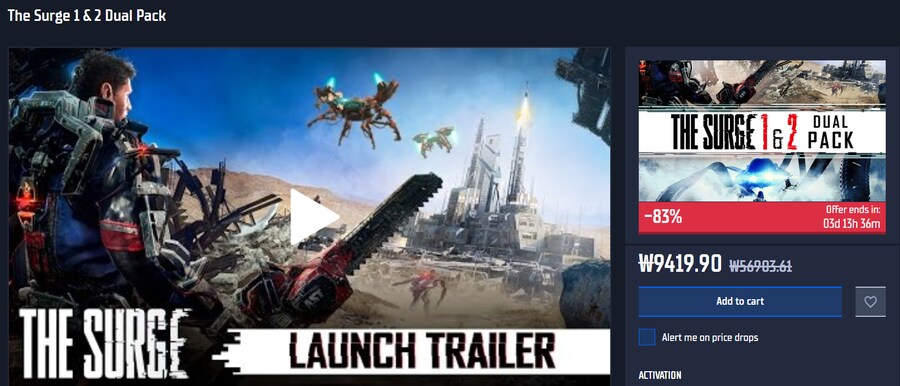 [게이머즈게이트] 더 서지 1 / 2 합본 / 9419원_1.png