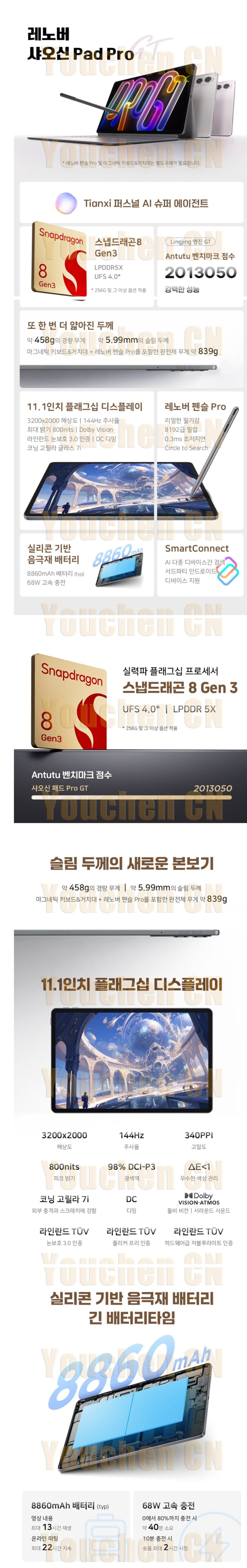 [지마켓] 레노버 샤오신패드 PRO GT 직구 8GEN3 265,000원_2.jpg