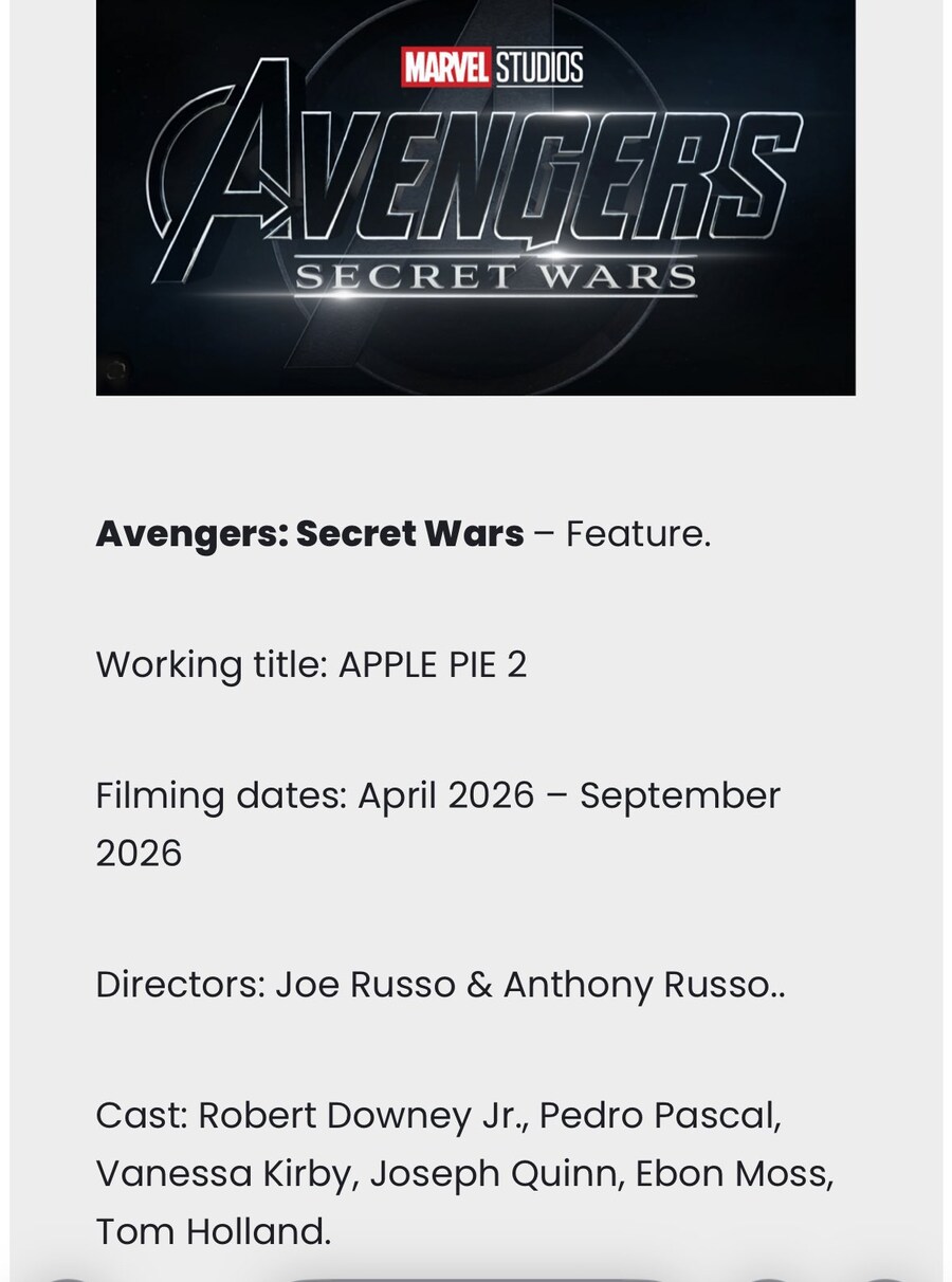 Mcu) 어벤져스 시크릿 워즈 촬영 시작일_1.jpg