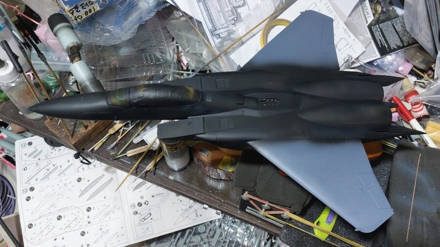 [미사일을 위하여 만들어본 항공기] 1/48 F15K with Taurus._15.jpg