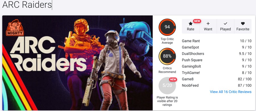 아크 레이더스 오픈크리틱 점수_1.png