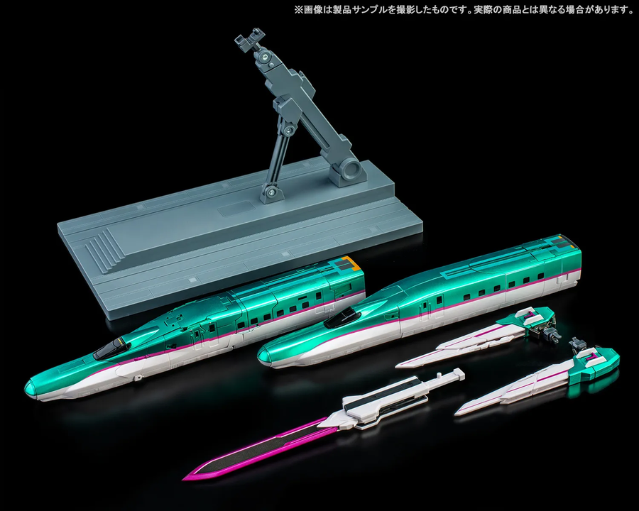 [반다이] 초합금혼 신칸센 변형로보 신카리온 E5 하야부사 제품 샘플 소개 전편_4.webp