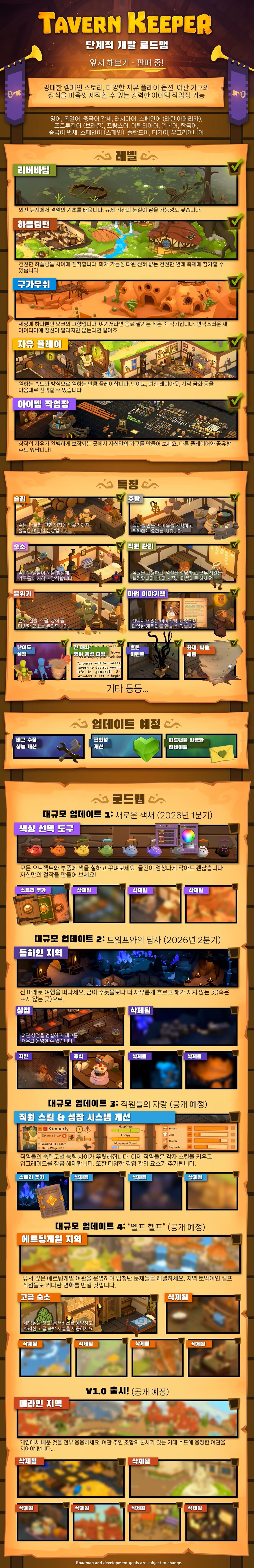 판타지 여관 경영 "태번 키퍼" 출시 & 압도적으로 긍정적 리뷰 감사 인사_4.jpg