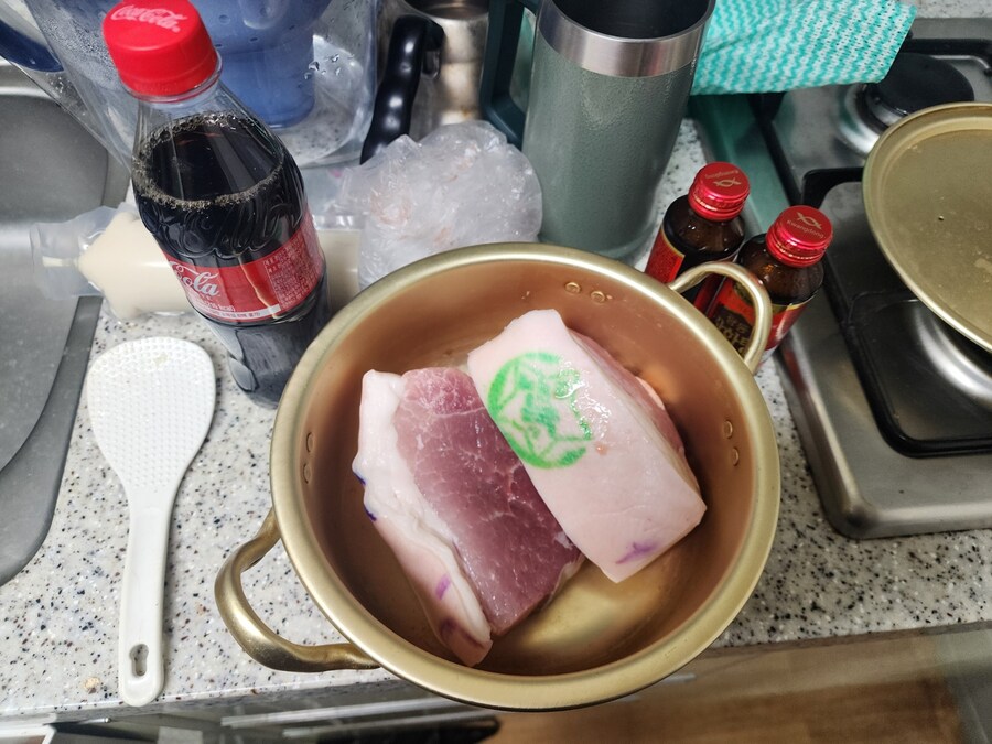 5000원 수육과 자취러 밥상 그리고 개_2.jpg