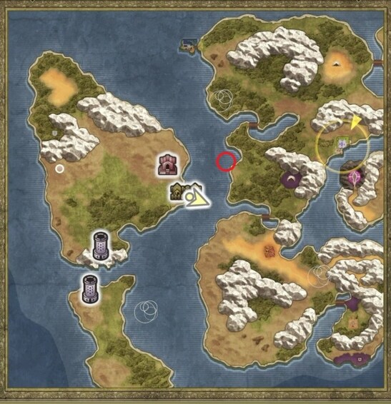 드퀘2 리메이크 - 배를 얻은 직후에 줍줍하면 좋은 템들 & 구멍파기 포인트_3.jpg