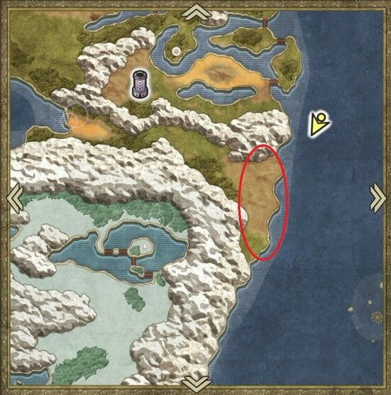 드퀘2 리메이크 - 배를 얻은 직후에 줍줍하면 좋은 템들 & 구멍파기 포인트_39.jpg