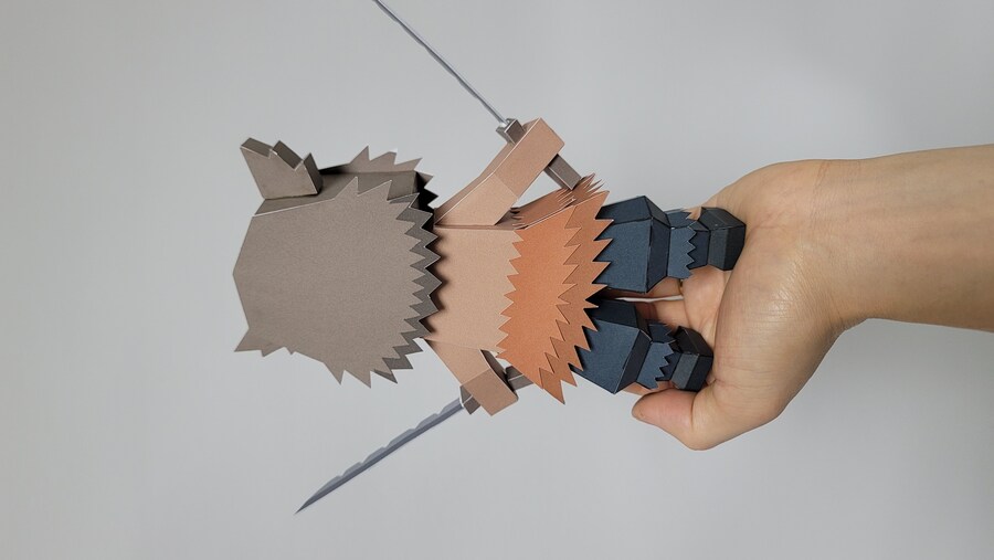 귀멸의 칼날 하시비라 이노스케 종이모형 papercraft_3.jpg