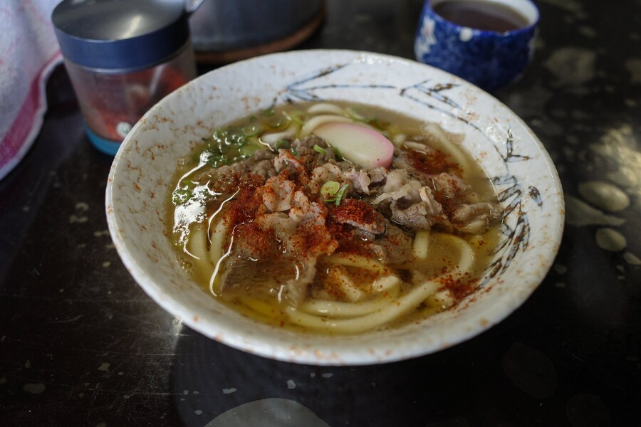 일본, 정상영업하는 가게의 360엔짜리 고기우동🍜_4.jpg