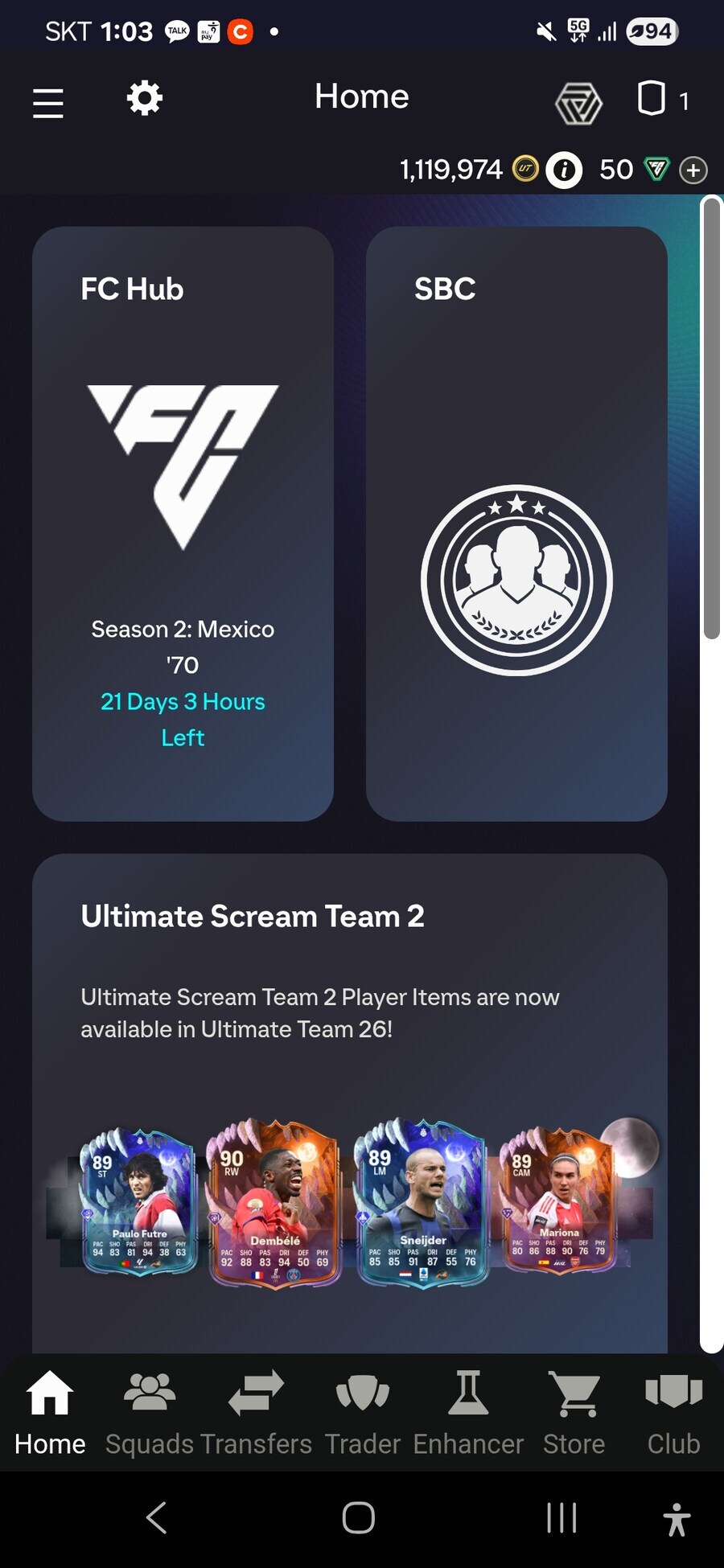 PS5) fc26 100만코인 11만원 / 50만코인 6만원 판매_1.jpg