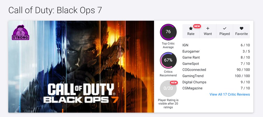 콜 오브 듀티: 블랙 옵스 7 오픈크리틱 등재_1.png